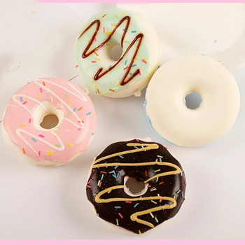 Μοντέλο προσομοίωσης τεχνητών ντόνατς PU Donut Ψωμί στηρίγματα για ανακούφιση από το άγχος Αργή ανάκαμψη Ψεύτικο διασκεδαστικό στολίδι