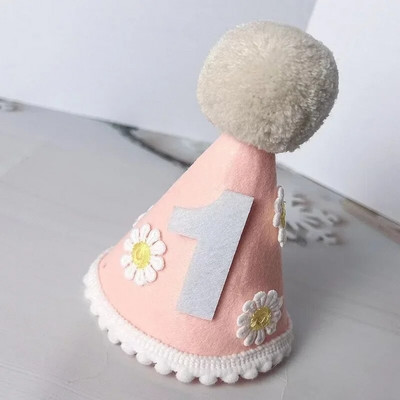 1. Kids Születésnapi Kalap Mini szám Kalapok Baba Fiúk Lányok Fejpánt Baby Shower Születésnapi Party Dekoráció Felnőtt évfordulós Kalapok