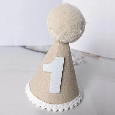 1. Kids Születésnapi Kalap Mini szám Kalapok Baba Fiúk Lányok Fejpánt Baby Shower Születésnapi Party Dekoráció Felnőtt évfordulós Kalapok