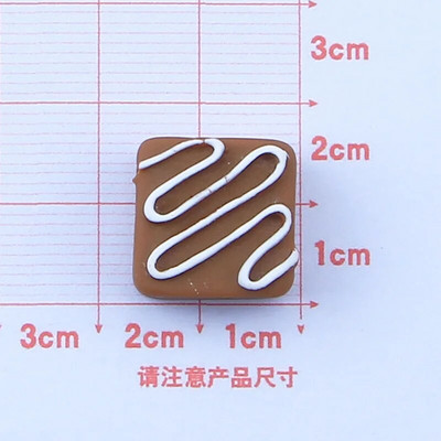 10 vnt. modeliavimo šokolado derva kabošonas netikras maistas žaisti „pasidaryk pats“ priedai „Scrapbooking“ plaukų lankeliai Centro telefono apdaila