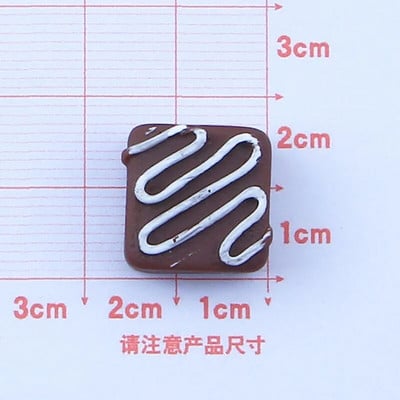 10 vnt. modeliavimo šokolado derva kabošonas netikras maistas žaisti „pasidaryk pats“ priedai „Scrapbooking“ plaukų lankeliai Centro telefono apdaila