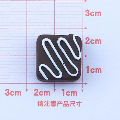 10 vnt. modeliavimo šokolado derva kabošonas netikras maistas žaisti „pasidaryk pats“ priedai „Scrapbooking“ plaukų lankeliai Centro telefono apdaila