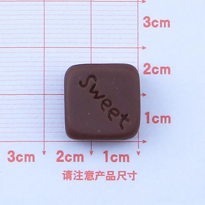 10 vnt. modeliavimo šokolado derva kabošonas netikras maistas žaisti „pasidaryk pats“ priedai „Scrapbooking“ plaukų lankeliai Centro telefono apdaila