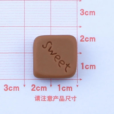 10 vnt. modeliavimo šokolado derva kabošonas netikras maistas žaisti „pasidaryk pats“ priedai „Scrapbooking“ plaukų lankeliai Centro telefono apdaila