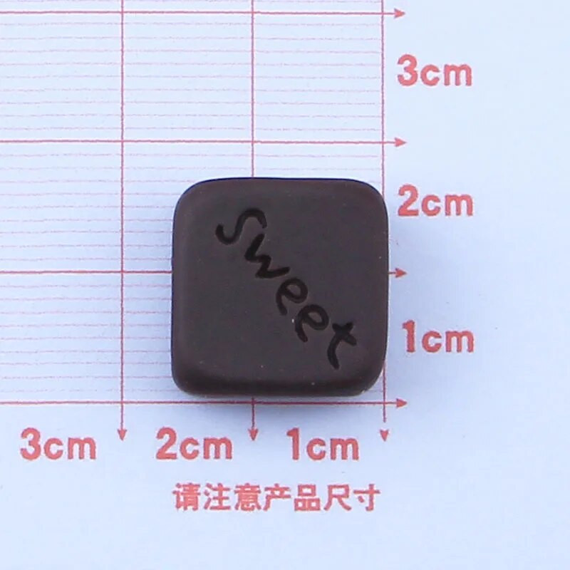 10 vnt. modeliavimo šokolado derva kabošonas netikras maistas žaisti „pasidaryk pats“ priedai „Scrapbooking“ plaukų lankeliai Centro telefono apdaila