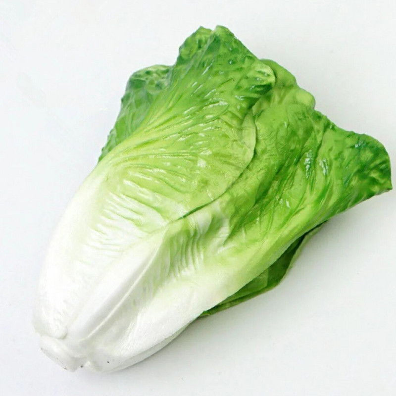 Zöldségszimulált modellek Mesterséges dekorációk Kirakat bemutató kellékek Hamis saláta valósághű szimulációs dísz