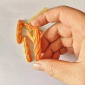 8 buc. Artizanat pentru acasă, mini ornament pentru pâine, pentru casă de păpuși în miniatură, accesorii pentru casă de păpuși, croissant fals, jucării de bucătărie