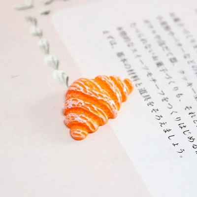 8 buc. Artizanat pentru acasă, mini ornament pentru pâine, pentru casă de păpuși în miniatură, accesorii pentru casă de păpuși, croissant fals, jucării de bucătărie