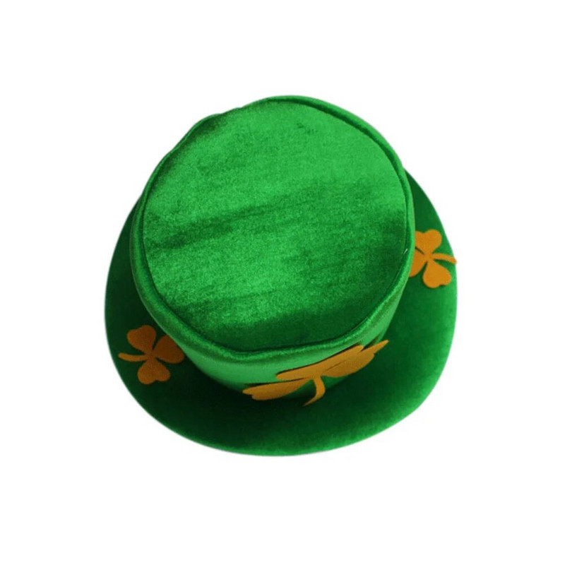 1vnt Leprechaun karnavalinis kostiumas Švento Patriko dienos kepurė Šv. Patriko dienos papuošimas Šv. Patriko vakarėlio dovana