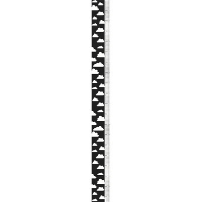 Nordijsko dječje visinsko ravnalo Platnena viseća tabela rasta Zidni dekor za dječju sobu 200 cm Rekviziti za fotografije beba Ravnalo za grafikone rasta