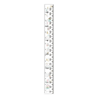 Nordijsko dječje visinsko ravnalo Platnena viseća tabela rasta Zidni dekor za dječju sobu 200 cm Rekviziti za fotografije beba Ravnalo za grafikone rasta