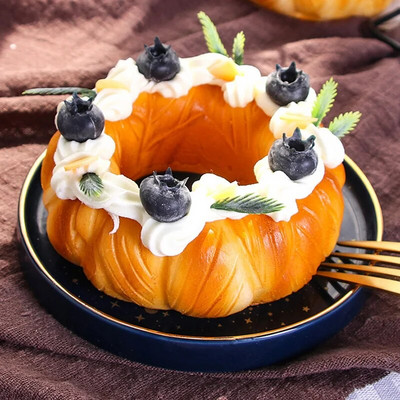 1 vnt Dirbtinės spurgos desertas netikro maisto dekoravimo fotografija Profesionalios maisto imitacijos torto modelis Arbatos stalo dekoravimas FCYY-007