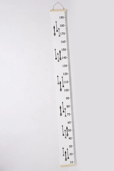 INS Nordic Black White Kids pakabinamos augimo diagramos medinio rėmo aukščio matavimo liniuotė Minimalistinis vaikų darželio namų dekoro nuotraukų rekvizitas