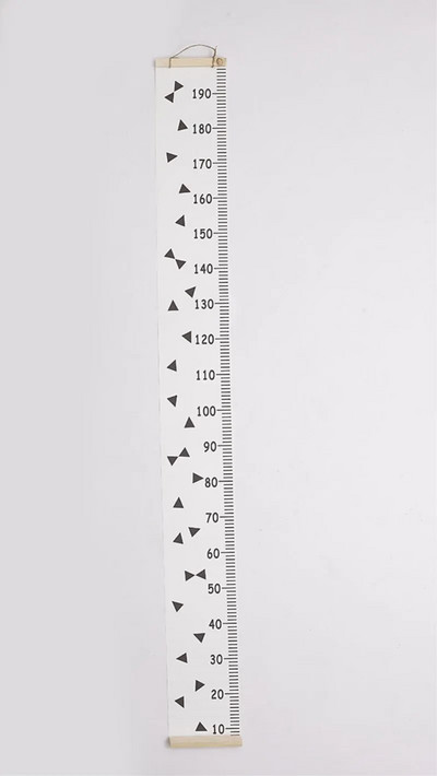 INS Nordic Black White Kids pakabinamos augimo diagramos medinio rėmo aukščio matavimo liniuotė Minimalistinis vaikų darželio namų dekoro nuotraukų rekvizitas