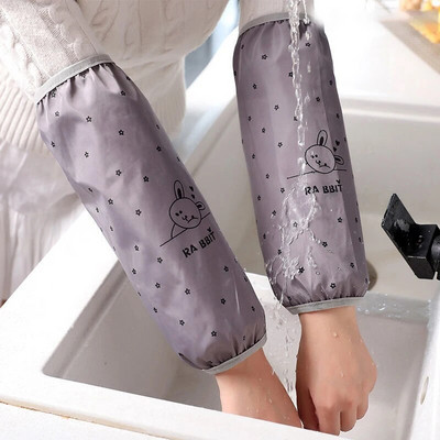 Neperšlampamos rankovės Moteriškos Antifouling Biuro rankovės Vyriškos Ilgos Darbinės Rankovės Mielos Animacinės Virtuvės Indų plovimo Valymo Rankovės