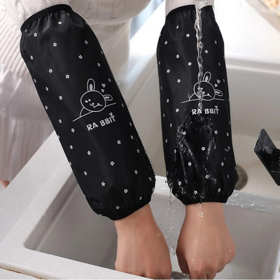 Neperšlampamos rankovės Moteriškos Antifouling Biuro rankovės Vyriškos Ilgos Darbinės Rankovės Mielos Animacinės Virtuvės Indų plovimo Valymo Rankovės