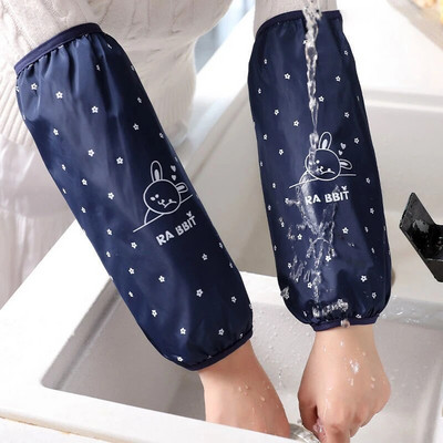 Neperšlampamos rankovės Moteriškos Antifouling Biuro rankovės Vyriškos Ilgos Darbinės Rankovės Mielos Animacinės Virtuvės Indų plovimo Valymo Rankovės