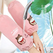 Husă impermeabilă pentru mâneci, rezistentă la ulei, pentru uz casnic, rezistentă la uzură, murdărie, drăguț, bucătărie, bărbat, pete de ulei, protectie, desene animate, student toamna