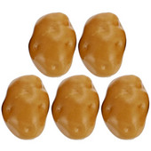 5 bucăți de simulare pentru legume ornamente pentru cartofi artificiali, mâncare falsă, jucării de birou, decor rafinat de peisaj de masă, portabil mic