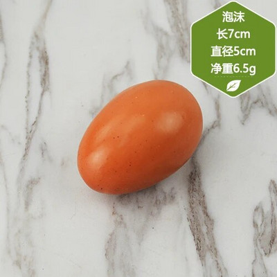 1PC Simulirana pjena od jaja, lažni model jaja, uskršnje DIY oslikano jaje, rekviziti za rano obrazovanje djece, rekviziti modela hrane