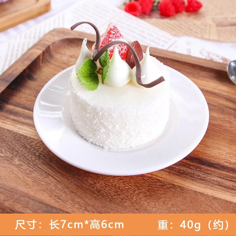 1 db műgyümölcs torta keksz hamis étel dekoráció fotózás Pro étel szimuláció tortamodell teásasztal dekoráció FCYY-055