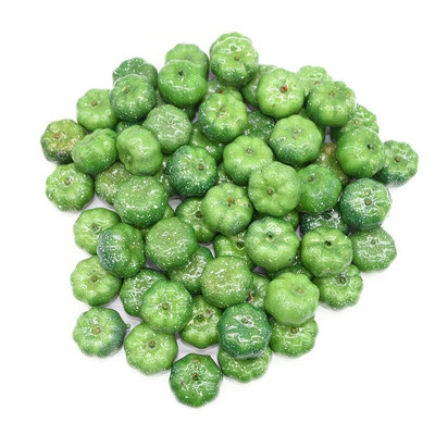 25/50 gab 3,5 cm mini mākslīgais ķirbju viltojums simulācijas pārtikas dārzeņi mājām Helovīna ballītei apelsīnu ķirbju rekvizīti DIY amatniecība