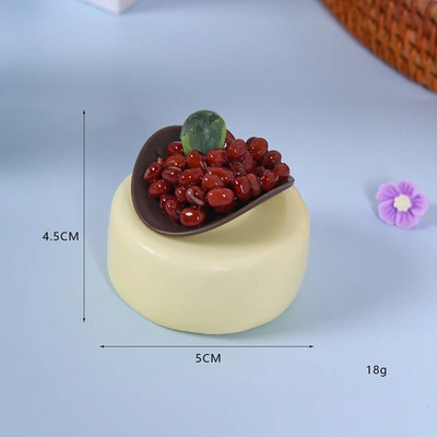 1 ΤΕΜ. Μπισκότα για κέικ τεχνητών φρούτων Fake Food Decoration Photography Pro Food Simulation Cake Model Διακόσμηση τραπεζιού τσαγιού FCYY-072