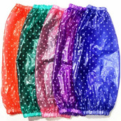 Manșon PVC rezistent la apă Manșon lung pentru bucătărie de uz casnic Anti-ulei Manșon pentru adulți, pur impermeabil, transparent cu buline