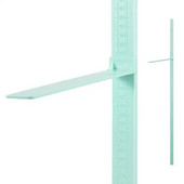 Ühendatud kõrguse joonlaud lastele 3D eemaldatav kasvugraafiku joonlaud korduvkasutatav laste kõrguse mõõtmine vannitoa-elutubade ja