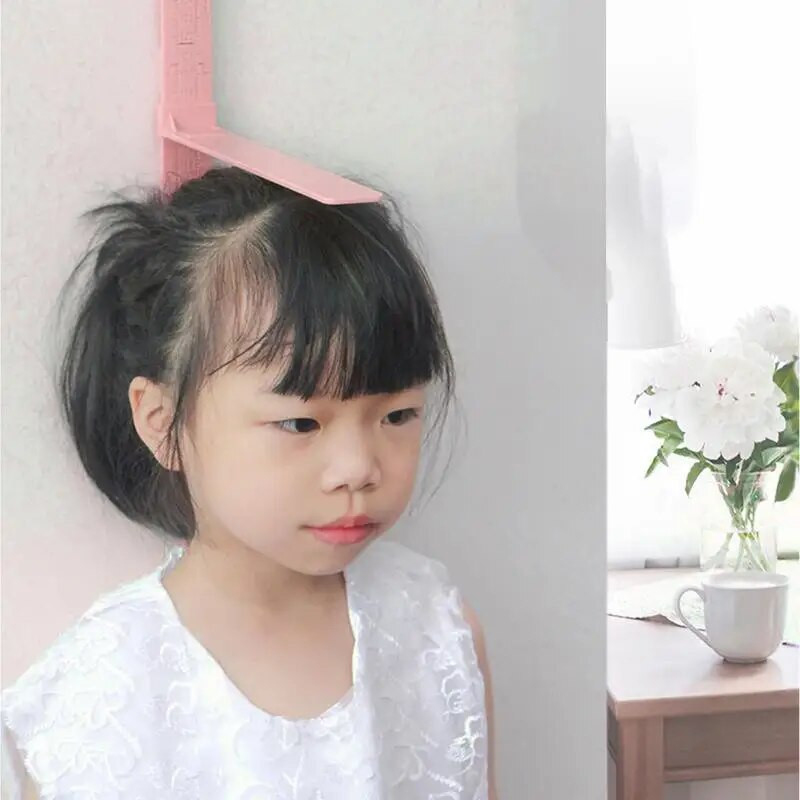 Ühendatud kõrguse joonlaud lastele 3D eemaldatav kasvugraafiku joonlaud korduvkasutatav laste kõrguse mõõtmine vannitoa-elutubade ja