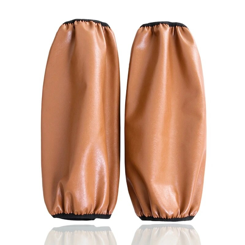 Mâneci de braț din PU 1 pereche de mâneci impermeabile, rezistente la ulei, arden fermier, mâneci de lucru pentru acasă, bucătărie, grădină, curățare, utilizare unisex