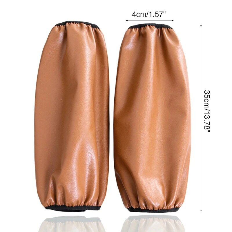 Mâneci de braț din PU 1 pereche de mâneci impermeabile, rezistente la ulei, arden fermier, mâneci de lucru pentru acasă, bucătărie, grădină, curățare, utilizare unisex