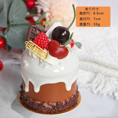 1 db mesterséges kínai stílusú torta hamis étel dekoráció fotózás Pro étel szimuláció tortamodell Tea asztaldísz FCYY-064