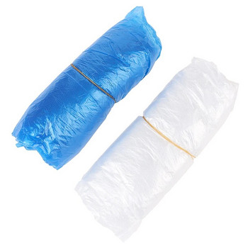20бр Екологични защитни ръкави за еднократна употреба Нетоксични еластични домакински пластмасови издръжливи рамена Водоустойчиво почистване