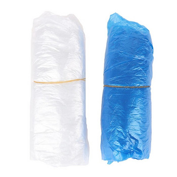 20бр Екологични защитни ръкави за еднократна употреба Нетоксични еластични домакински пластмасови издръжливи рамена Водоустойчиво почистване