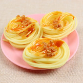 Mesterséges élelmiszer-szimulált tészta dekoratív ételmodell Hamis étel tésztaforma fotókellékekhez otthoni dekoráció Gyerekek játszójátékok