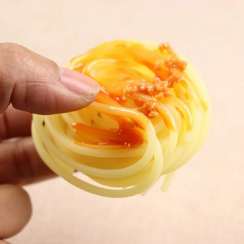 Διακοσμητικό μοντέλο φαγητού με νουντλ με προσομοίωση τεχνητού φαγητού Σχήμα ζυμαρικών ψεύτικων τροφών για Παιδικά παιχνίδια διακόσμησης σπιτιού