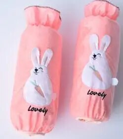 1 par kratkih dugih flaneliranih kaputa iz crtića zeca Zimski kaputi otporni na prašinu, rukavi, manšete, narukavi, pribor za čišćenje doma ND 033