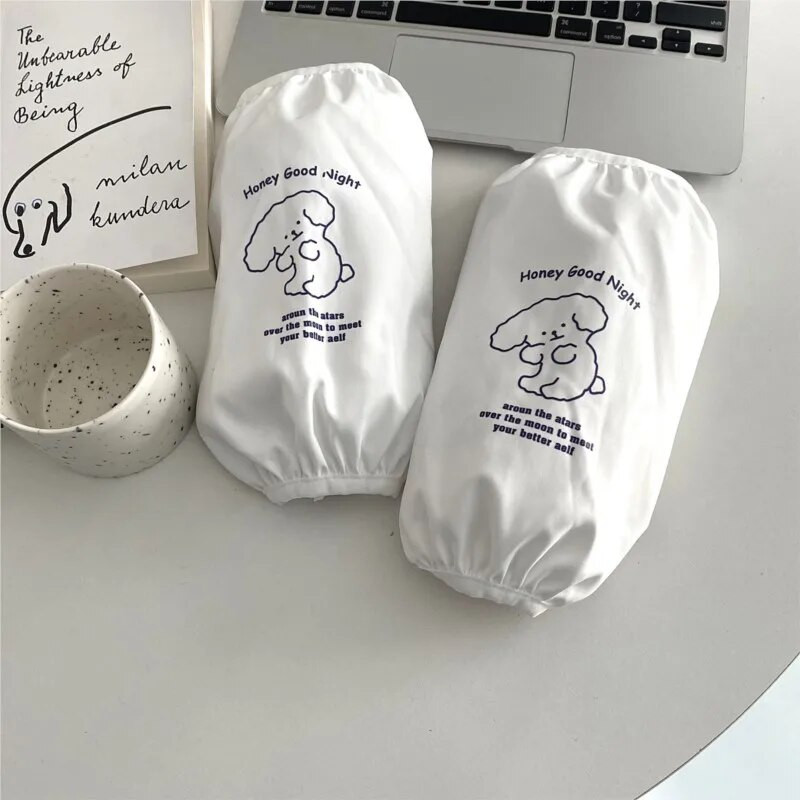 Корейски стил Прекрасни анимационни ръкави Домакински офис Дълги ръкави Мултифункционални ученически водоустойчиви ръкави против мръсотияLC502