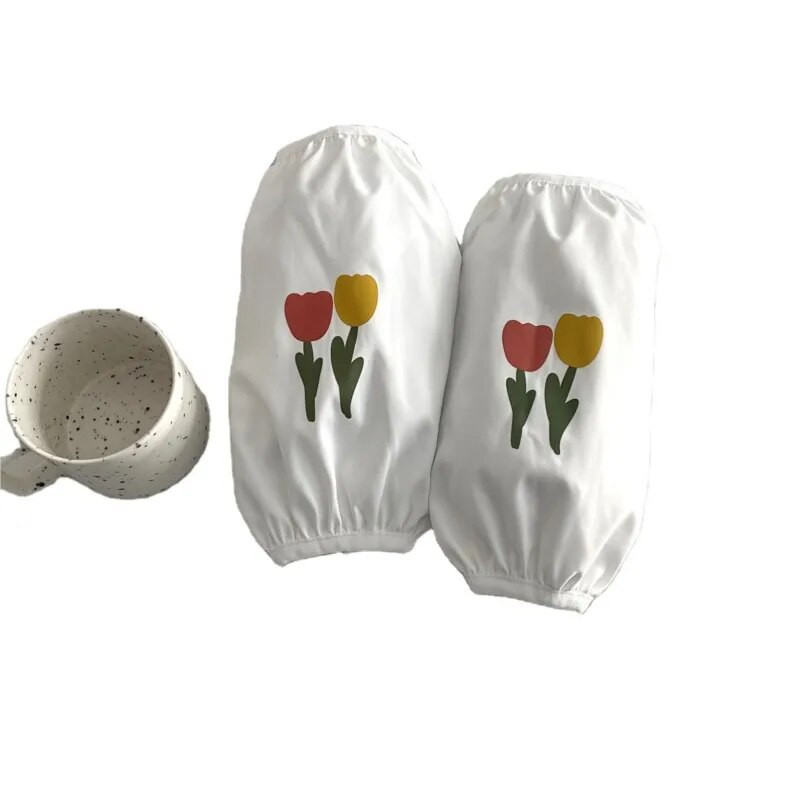 Корейски стил Прекрасни анимационни ръкави Домакински офис Дълги ръкави Мултифункционални ученически водоустойчиви ръкави против мръсотияLC502