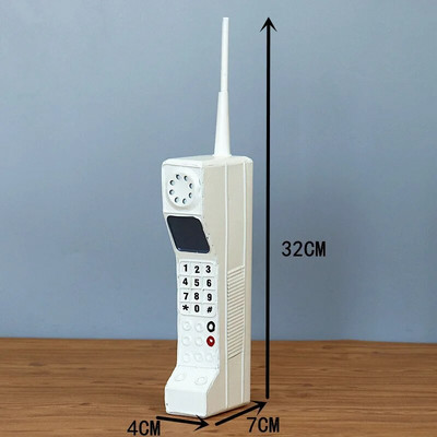 Bar Retro Vintage model telefona Uređenje doma Rukotvorine Ukrasi Dekoracija kafića Retro ručni stolni telefon Ukrasi