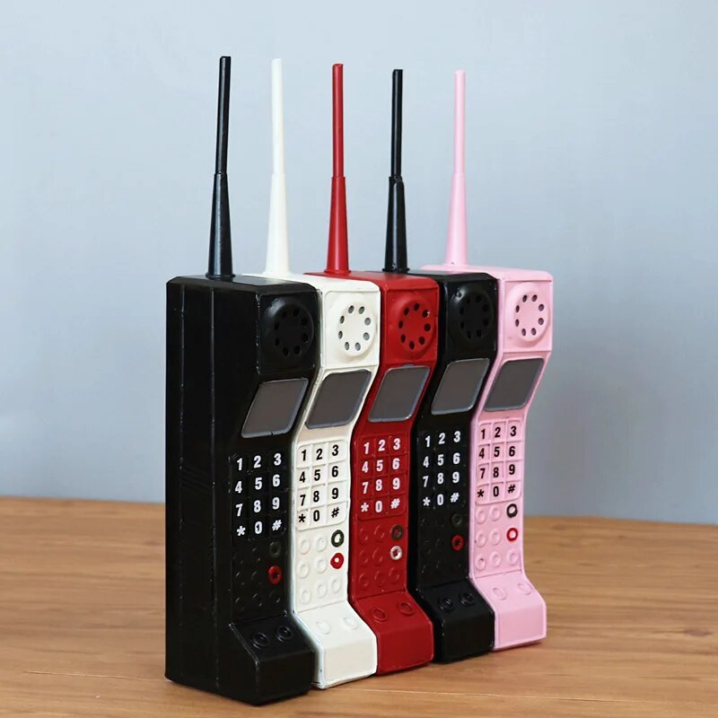 Bar Retro Vintage model telefona Uređenje doma Rukotvorine Ukrasi Dekoracija kafića Retro ručni stolni telefon Ukrasi