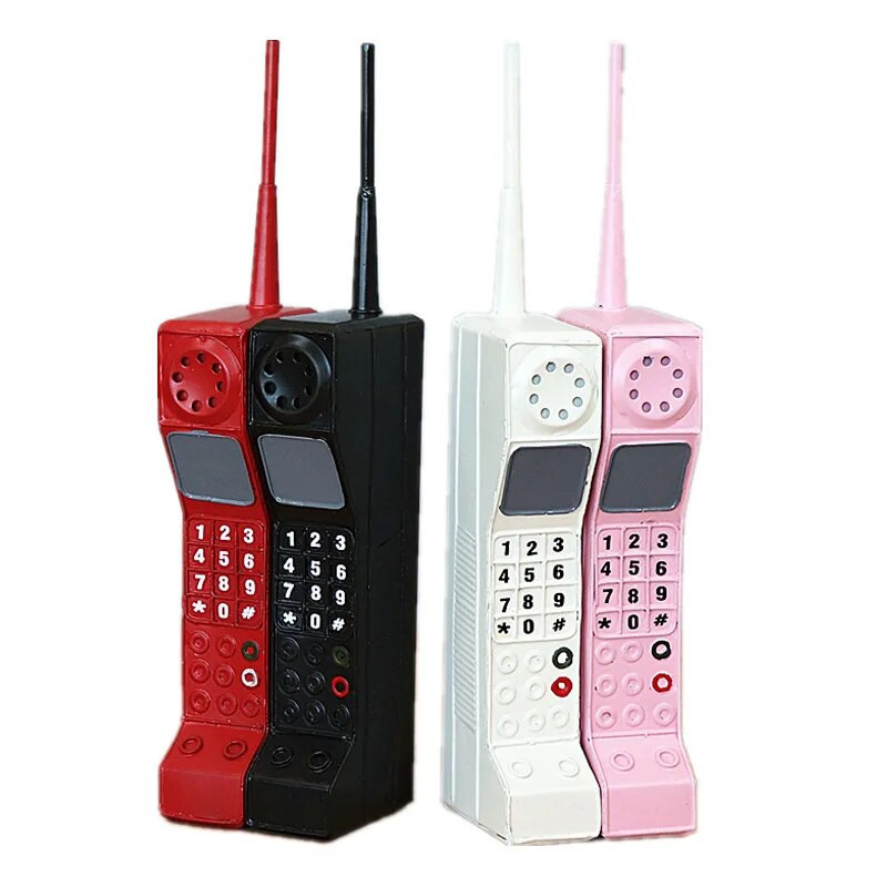 Bar Retro Vintage model telefona Uređenje doma Rukotvorine Ukrasi Dekoracija kafića Retro ručni stolni telefon Ukrasi