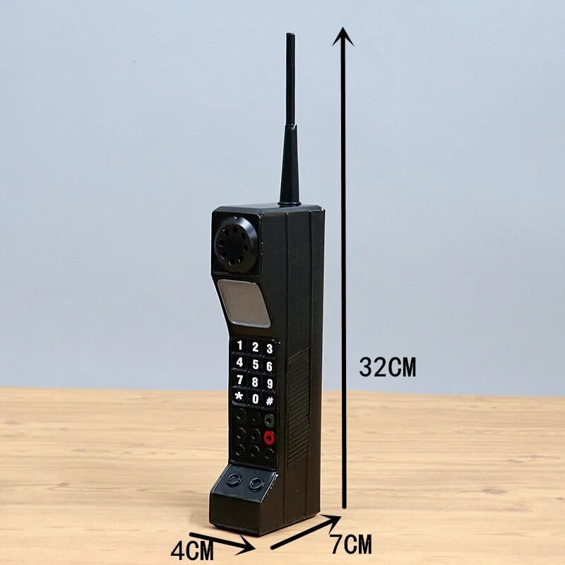 Bar Retro Vintage model telefona Uređenje doma Rukotvorine Ukrasi Dekoracija kafića Retro ručni stolni telefon Ukrasi