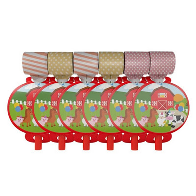 6 buc./lot sirenă dinozaur petrecere fluieră explozie Tyrannosaurus Rex suflare dragon animal explozie pentru copii consumabile pentru petrecerea de aniversare