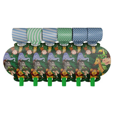 6 buc./lot sirenă dinozaur petrecere fluieră explozie Tyrannosaurus Rex suflare dragon animal explozie pentru copii consumabile pentru petrecerea de aniversare