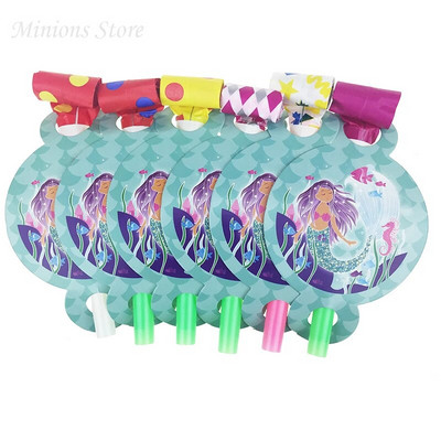 6 buc./lot sirenă dinozaur petrecere fluieră explozie Tyrannosaurus Rex suflare dragon animal explozie pentru copii consumabile pentru petrecerea de aniversare