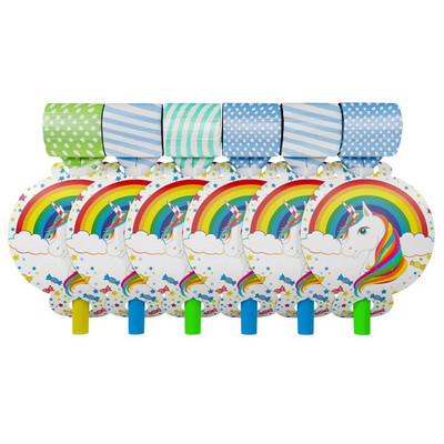 6 buc./lot sirenă dinozaur petrecere fluieră explozie Tyrannosaurus Rex suflare dragon animal explozie pentru copii consumabile pentru petrecerea de aniversare