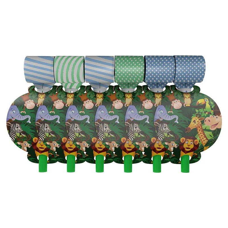 6 buc./lot sirenă dinozaur petrecere fluieră explozie Tyrannosaurus Rex suflare dragon animal explozie pentru copii consumabile pentru petrecerea de aniversare