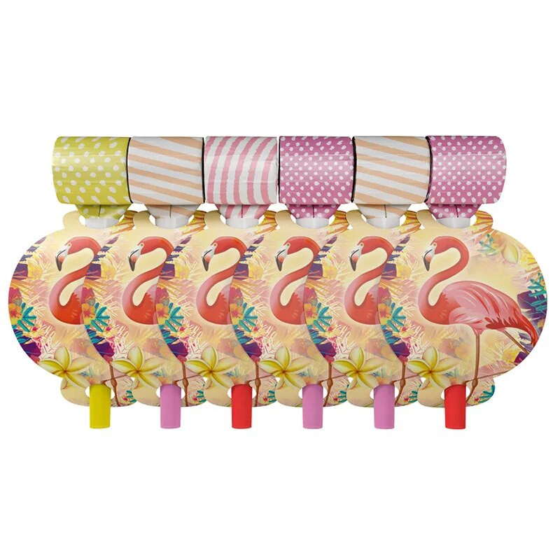 6 buc./lot sirenă dinozaur petrecere fluieră explozie Tyrannosaurus Rex suflare dragon animal explozie pentru copii consumabile pentru petrecerea de aniversare